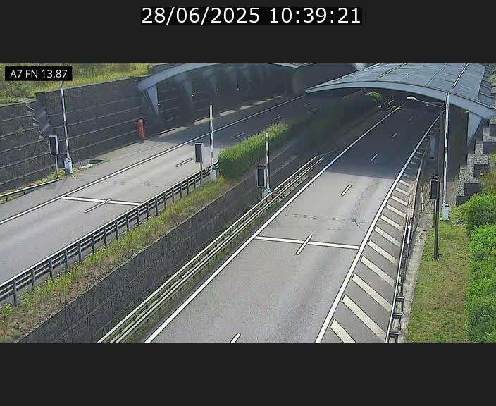 <h2>Caméra trafic Luxembourg - A7, Tunnel Gousselerbierg, entrée nord, direction Lorentzweiler</h2>