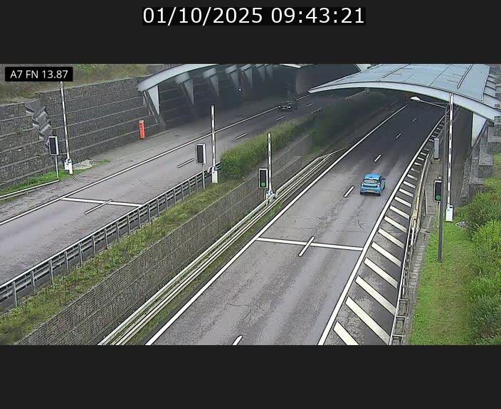 <h2>Caméra trafic Luxembourg - A7, Tunnel Gousselerbierg, entrée nord, direction Lorentzweiler</h2>