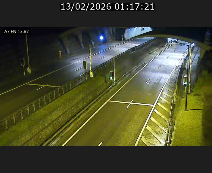 <h2>Caméra trafic Luxembourg - A7, Tunnel Gousselerbierg, entrée nord, direction Lorentzweiler</h2>