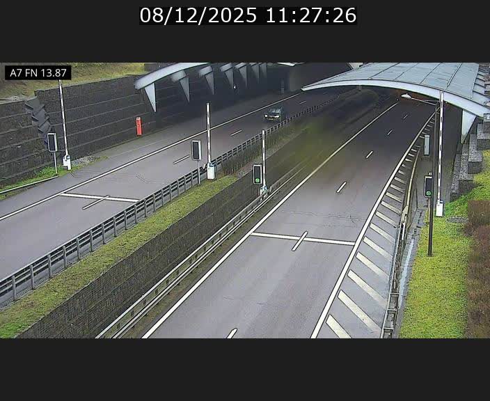 <h2>Caméra trafic Luxembourg - A7, Tunnel Gousselerbierg, entrée nord, direction Lorentzweiler</h2>