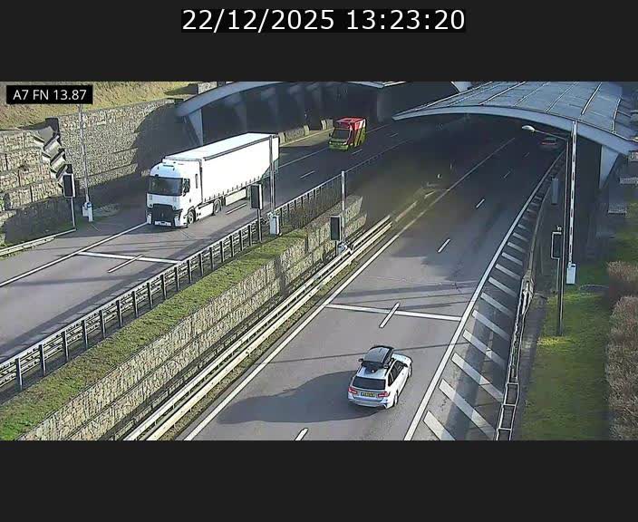 <h2>Caméra trafic Luxembourg - A7, Tunnel Gousselerbierg, entrée nord, direction Lorentzweiler</h2>