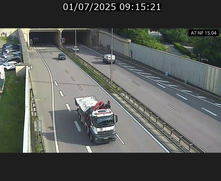 <h2>Caméra trafic Luxembourg - A7, Tunnel Mersch, entrée sud, direction Ettelbruck</h2>