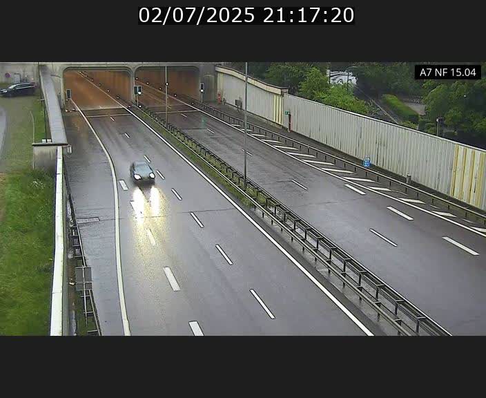 <h2>Caméra trafic Luxembourg - A7, Tunnel Mersch, entrée sud, direction Ettelbruck</h2>