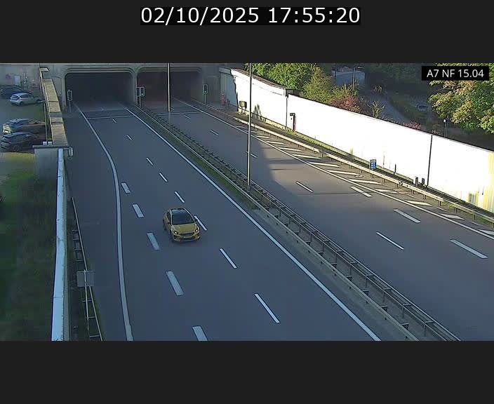 <h2>Caméra trafic Luxembourg - A7, Tunnel Mersch, entrée sud, direction Ettelbruck</h2>