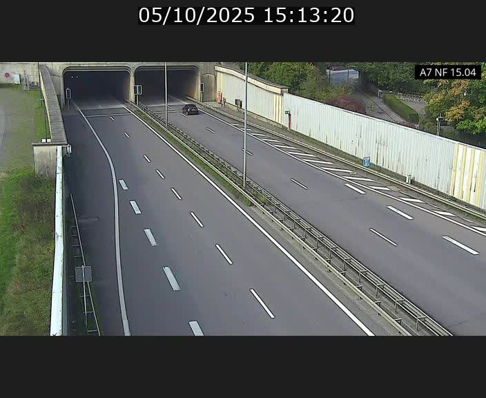 <h2>Caméra trafic Luxembourg - A7, Tunnel Mersch, entrée sud, direction Ettelbruck</h2>