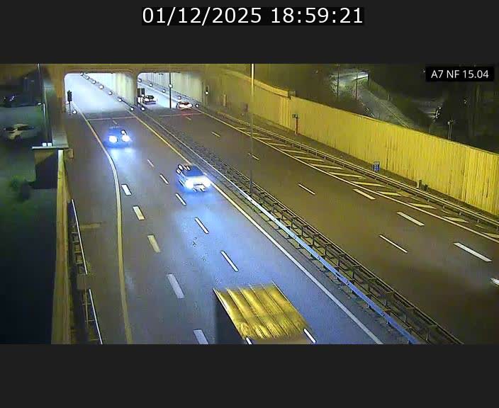 <h2>Caméra trafic Luxembourg - A7, Tunnel Mersch, entrée sud, direction Ettelbruck</h2>