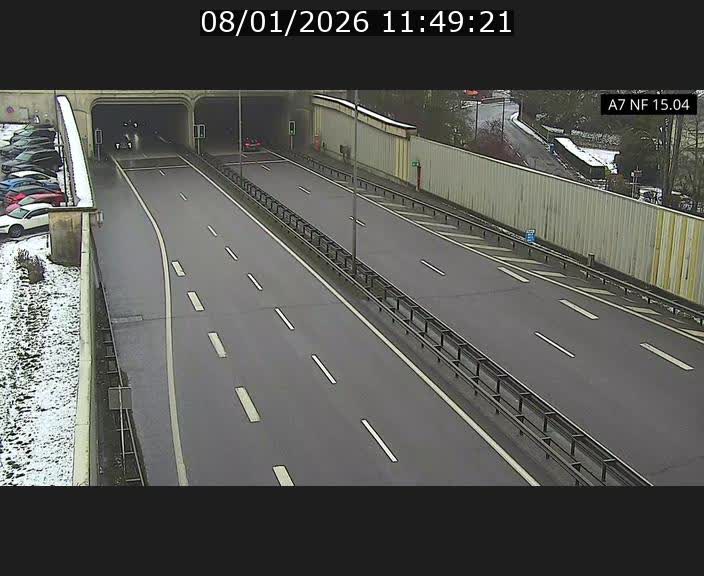 <h2>Caméra trafic Luxembourg - A7, Tunnel Mersch, entrée sud, direction Ettelbruck</h2>