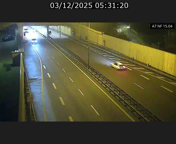 <h2>Caméra trafic Luxembourg - A7, Tunnel Mersch, entrée sud, direction Ettelbruck</h2>
