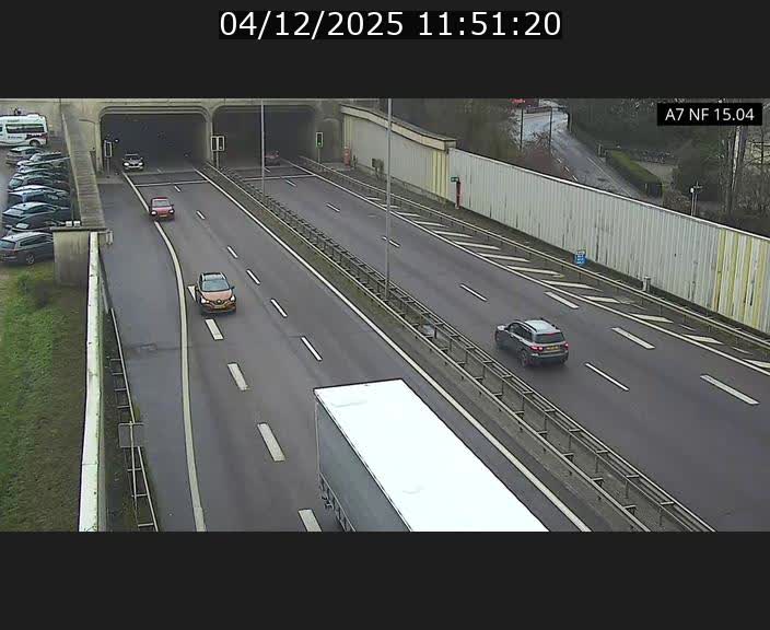 <h2>Caméra trafic Luxembourg - A7, Tunnel Mersch, entrée sud, direction Ettelbruck</h2>