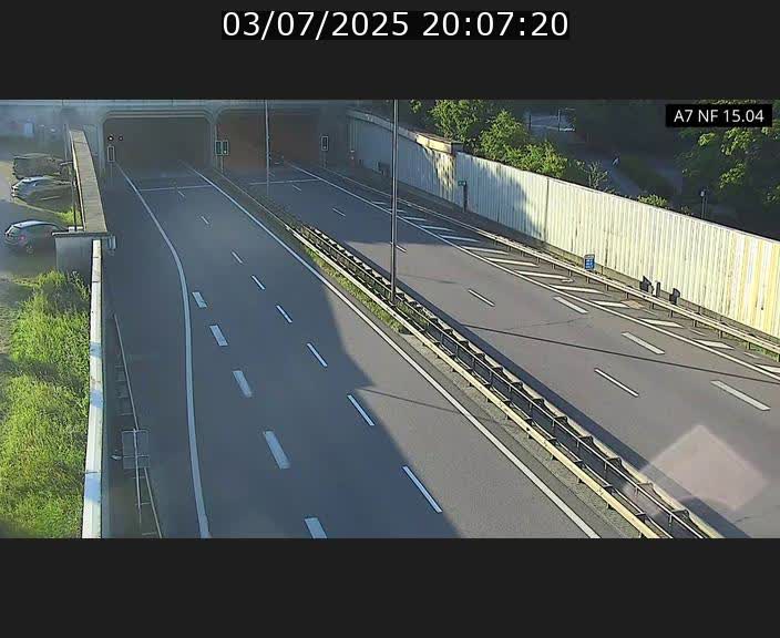 <h2>Caméra trafic Luxembourg - A7, Tunnel Mersch, entrée sud, direction Ettelbruck</h2>
