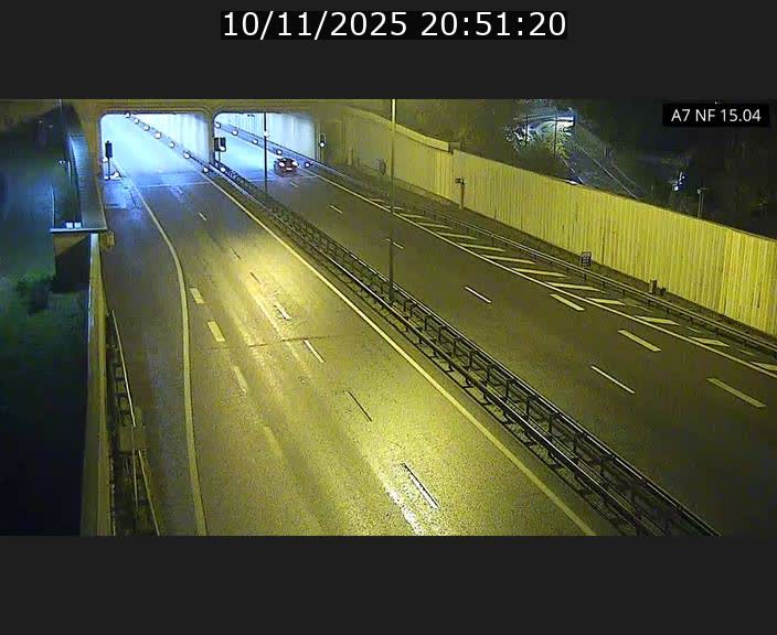 <h2>Caméra trafic Luxembourg - A7, Tunnel Mersch, entrée sud, direction Ettelbruck</h2>