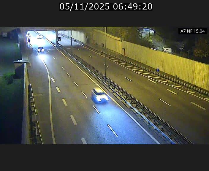<h2>Caméra trafic Luxembourg - A7, Tunnel Mersch, entrée sud, direction Ettelbruck</h2>