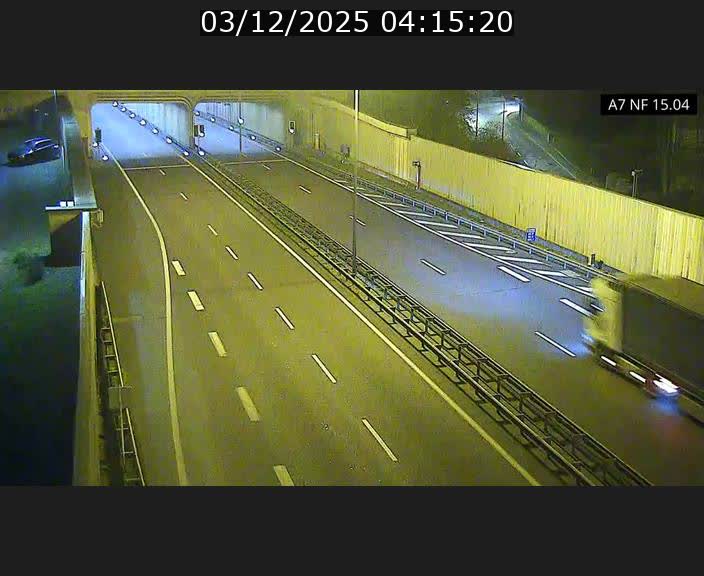 <h2>Caméra trafic Luxembourg - A7, Tunnel Mersch, entrée sud, direction Ettelbruck</h2>
