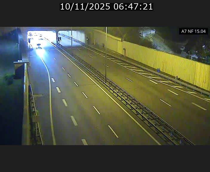 <h2>Caméra trafic Luxembourg - A7, Tunnel Mersch, entrée sud, direction Ettelbruck</h2>