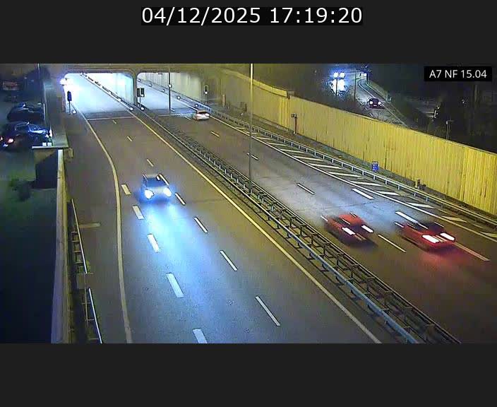 <h2>Caméra trafic Luxembourg - A7, Tunnel Mersch, entrée sud, direction Ettelbruck</h2>