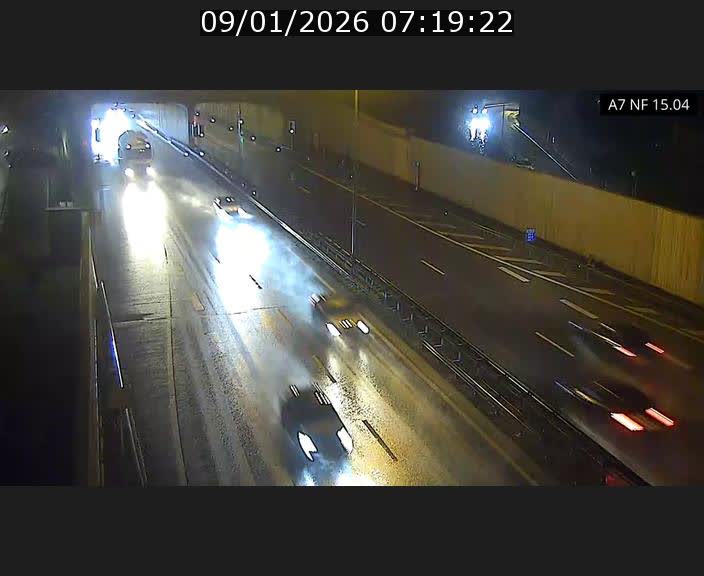 <h2>Caméra trafic Luxembourg - A7, Tunnel Mersch, entrée sud, direction Ettelbruck</h2>