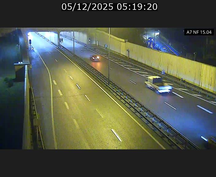 <h2>Caméra trafic Luxembourg - A7, Tunnel Mersch, entrée sud, direction Ettelbruck</h2>