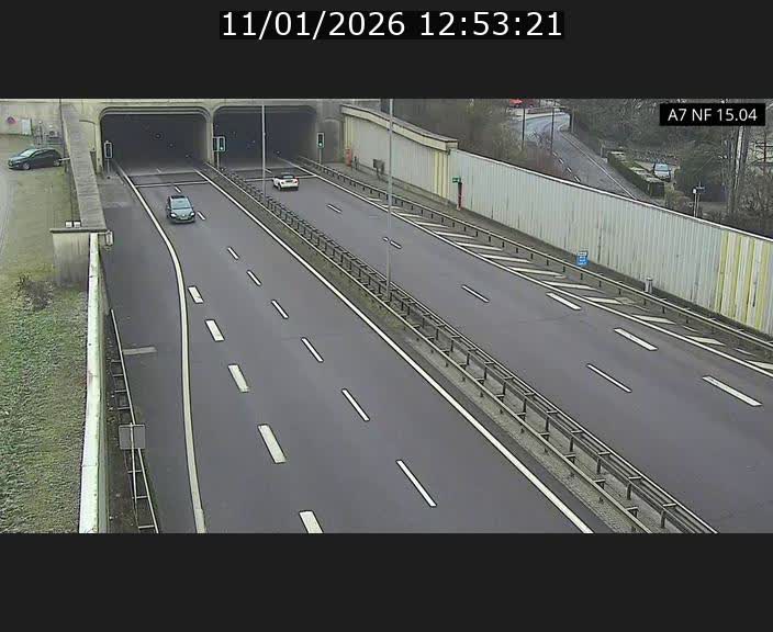 <h2>Caméra trafic Luxembourg - A7, Tunnel Mersch, entrée sud, direction Ettelbruck</h2>