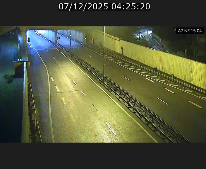 <h2>Caméra trafic Luxembourg - A7, Tunnel Mersch, entrée sud, direction Ettelbruck</h2>