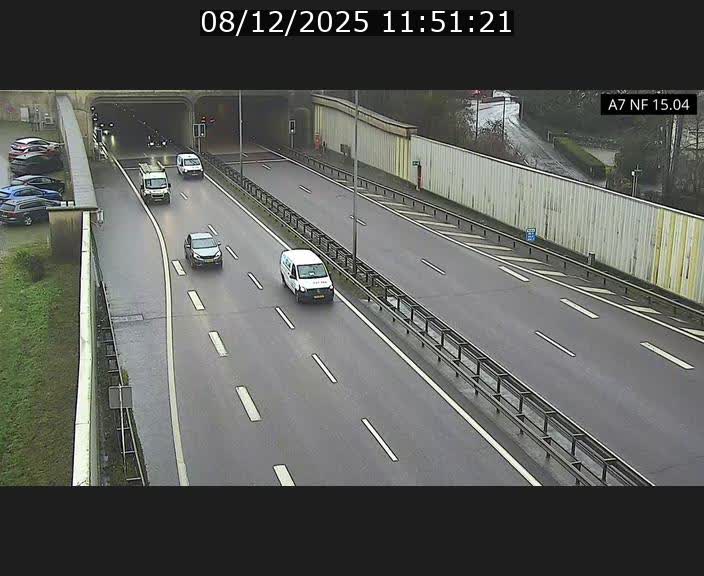 <h2>Caméra trafic Luxembourg - A7, Tunnel Mersch, entrée sud, direction Ettelbruck</h2>