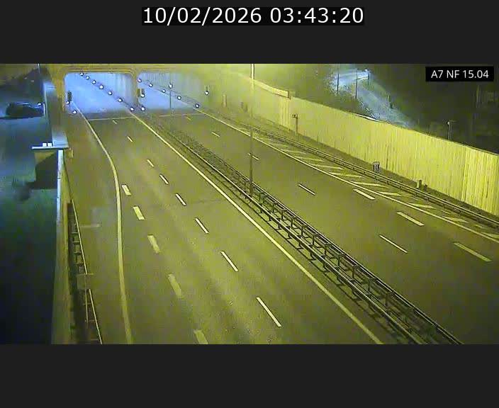 <h2>Caméra trafic Luxembourg - A7, Tunnel Mersch, entrée sud, direction Ettelbruck</h2>