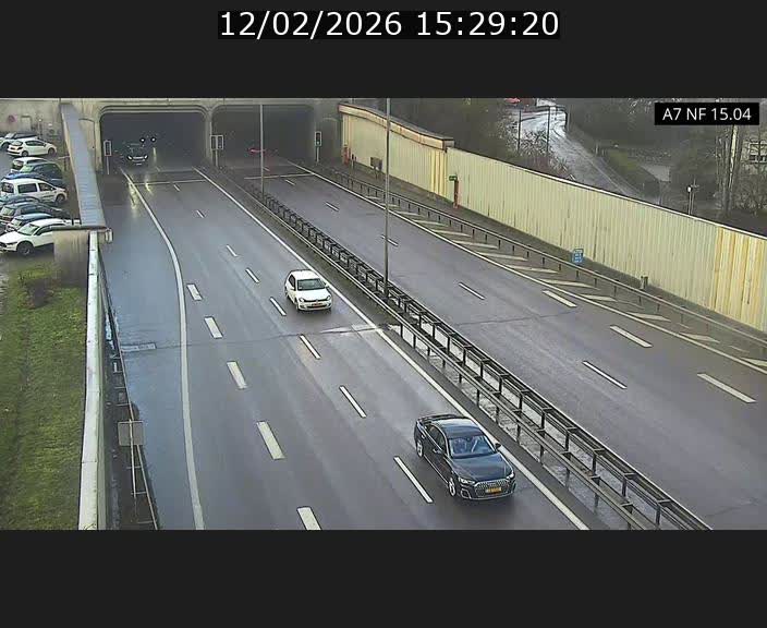 Caméra trafic Luxembourg - A7, Tunnel Mersch, entrée sud, direction Ettelbruck