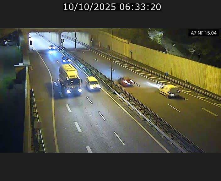 <h2>Caméra trafic Luxembourg - A7, Tunnel Mersch, entrée sud, direction Ettelbruck</h2>