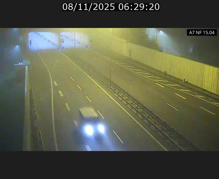 <h2>Caméra trafic Luxembourg - A7, Tunnel Mersch, entrée sud, direction Ettelbruck</h2>