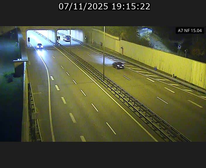 <h2>Caméra trafic Luxembourg - A7, Tunnel Mersch, entrée sud, direction Ettelbruck</h2>