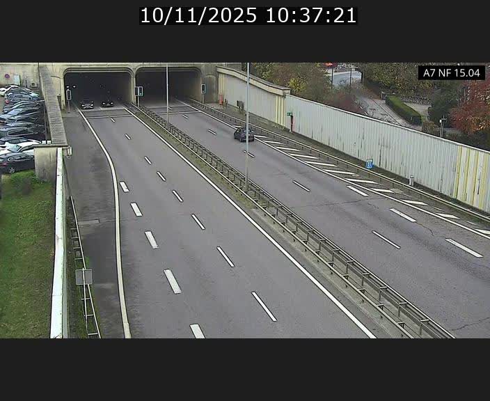 <h2>Caméra trafic Luxembourg - A7, Tunnel Mersch, entrée sud, direction Ettelbruck</h2>