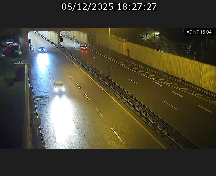 <h2>Caméra trafic Luxembourg - A7, Tunnel Mersch, entrée sud, direction Ettelbruck</h2>