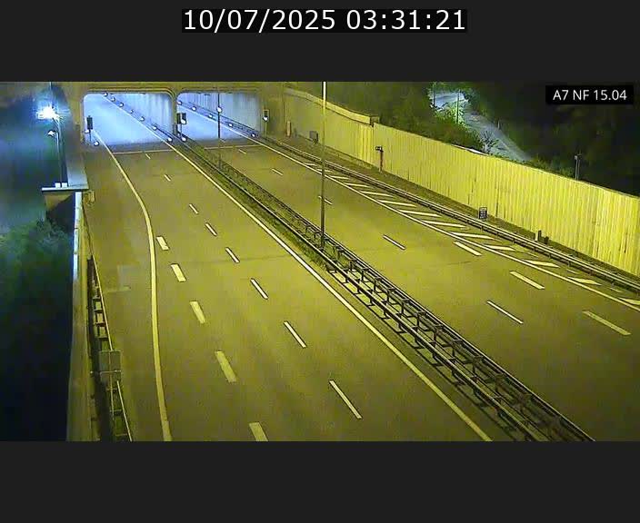 <h2>Caméra trafic Luxembourg - A7, Tunnel Mersch, entrée sud, direction Ettelbruck</h2>