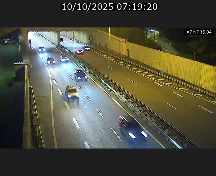 <h2>Caméra trafic Luxembourg - A7, Tunnel Mersch, entrée sud, direction Ettelbruck</h2>