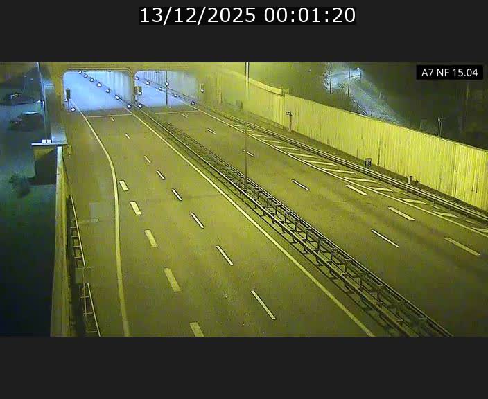 <h2>Caméra trafic Luxembourg - A7, Tunnel Mersch, entrée sud, direction Ettelbruck</h2>