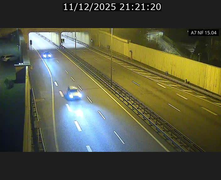 <h2>Caméra trafic Luxembourg - A7, Tunnel Mersch, entrée sud, direction Ettelbruck</h2>