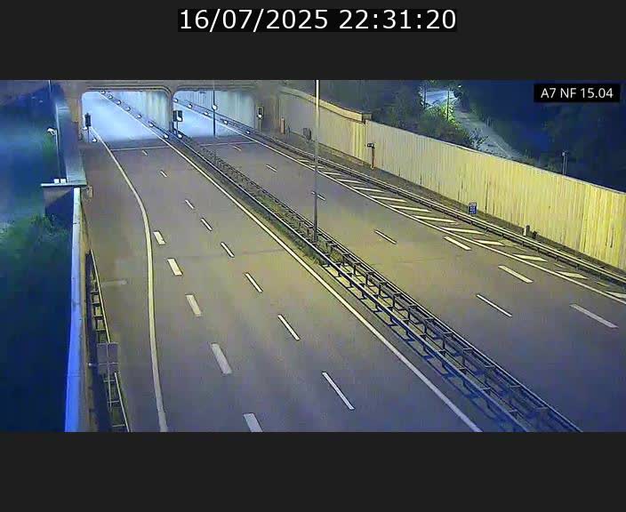 <h2>Caméra trafic Luxembourg - A7, Tunnel Mersch, entrée sud, direction Ettelbruck</h2>