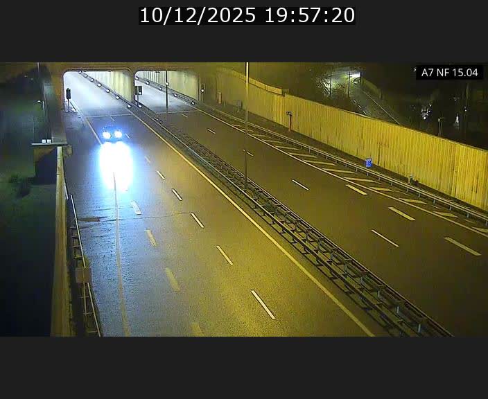 <h2>Caméra trafic Luxembourg - A7, Tunnel Mersch, entrée sud, direction Ettelbruck</h2>