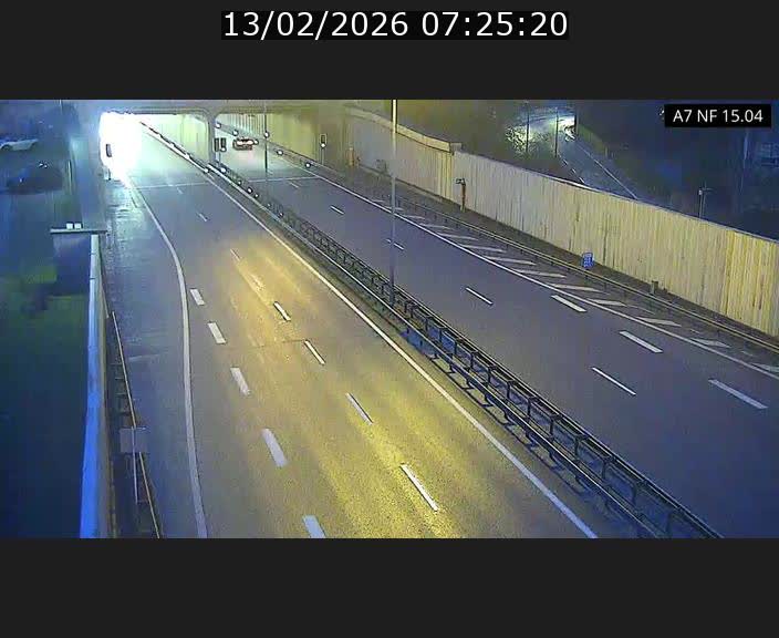 <h2>Caméra trafic Luxembourg - A7, Tunnel Mersch, entrée sud, direction Ettelbruck</h2>