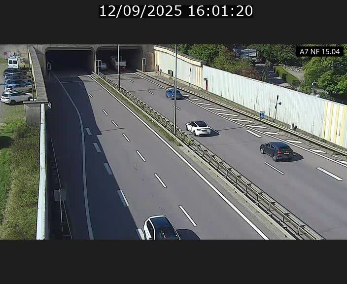 <h2>Caméra trafic Luxembourg - A7, Tunnel Mersch, entrée sud, direction Ettelbruck</h2>