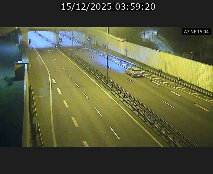 <h2>Caméra trafic Luxembourg - A7, Tunnel Mersch, entrée sud, direction Ettelbruck</h2>