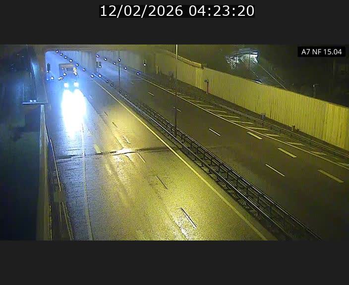 <h2>Caméra trafic Luxembourg - A7, Tunnel Mersch, entrée sud, direction Ettelbruck</h2>
