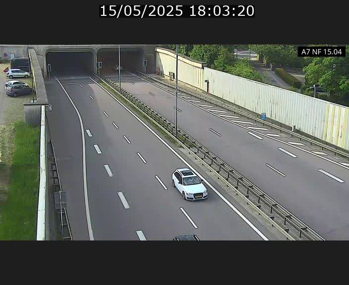 <h2>Caméra trafic Luxembourg - A7, Tunnel Mersch, entrée sud, direction Ettelbruck</h2>