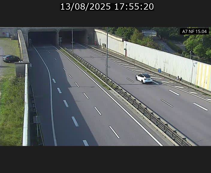 <h2>Caméra trafic Luxembourg - A7, Tunnel Mersch, entrée sud, direction Ettelbruck</h2>