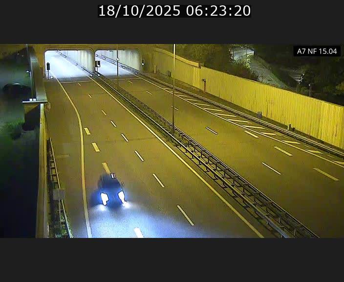 <h2>Caméra trafic Luxembourg - A7, Tunnel Mersch, entrée sud, direction Ettelbruck</h2>