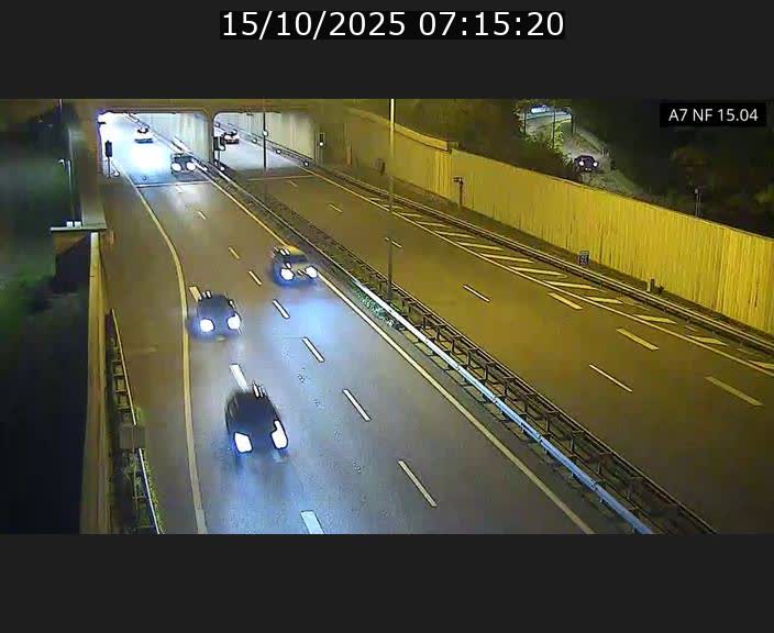 <h2>Caméra trafic Luxembourg - A7, Tunnel Mersch, entrée sud, direction Ettelbruck</h2>
