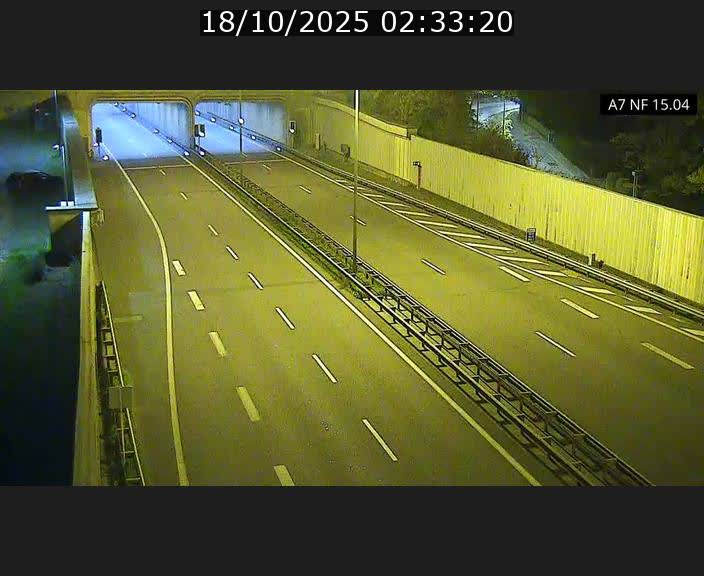 <h2>Caméra trafic Luxembourg - A7, Tunnel Mersch, entrée sud, direction Ettelbruck</h2>