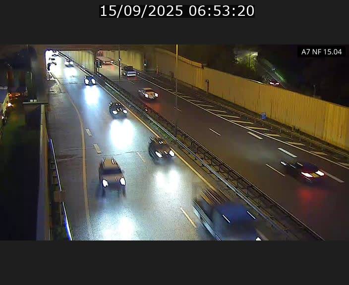 Caméra trafic Luxembourg - A7, Tunnel Mersch, entrée sud, direction Ettelbruck