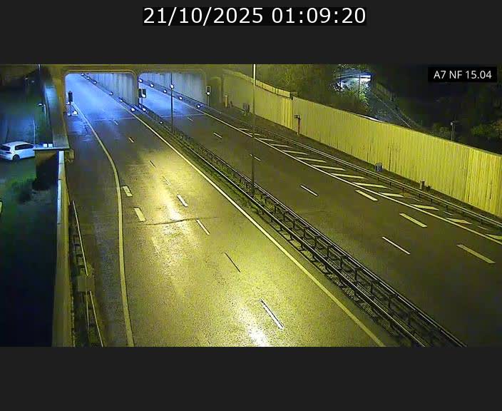 <h2>Caméra trafic Luxembourg - A7, Tunnel Mersch, entrée sud, direction Ettelbruck</h2>