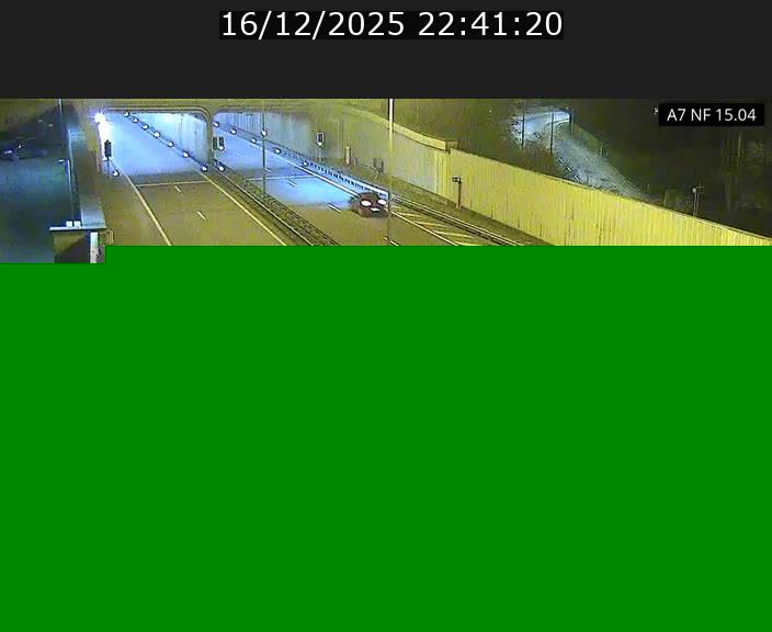 <h2>Caméra trafic Luxembourg - A7, Tunnel Mersch, entrée sud, direction Ettelbruck</h2>