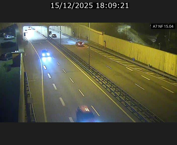 <h2>Caméra trafic Luxembourg - A7, Tunnel Mersch, entrée sud, direction Ettelbruck</h2>